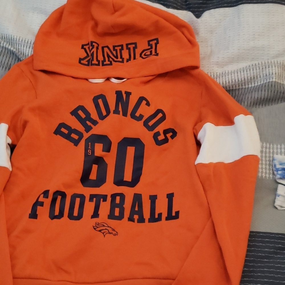 Pink Broncos hoodie